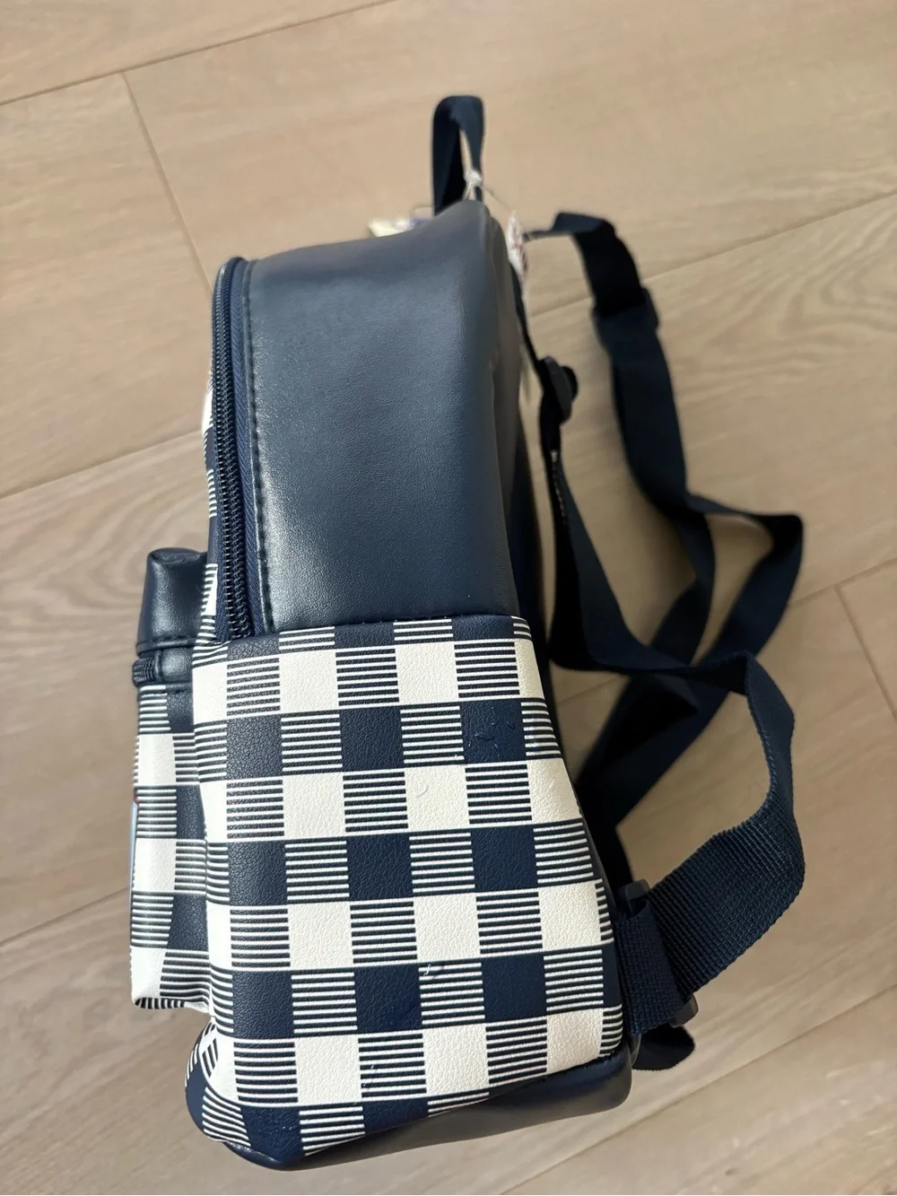 Bioworld Gilmore Girls Navy and White Check Mini Backpack